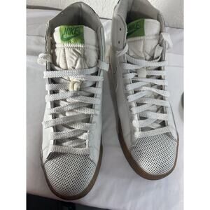 Nike Blazer High White Gum Yellow Pine Green 316664-111 men's size 12